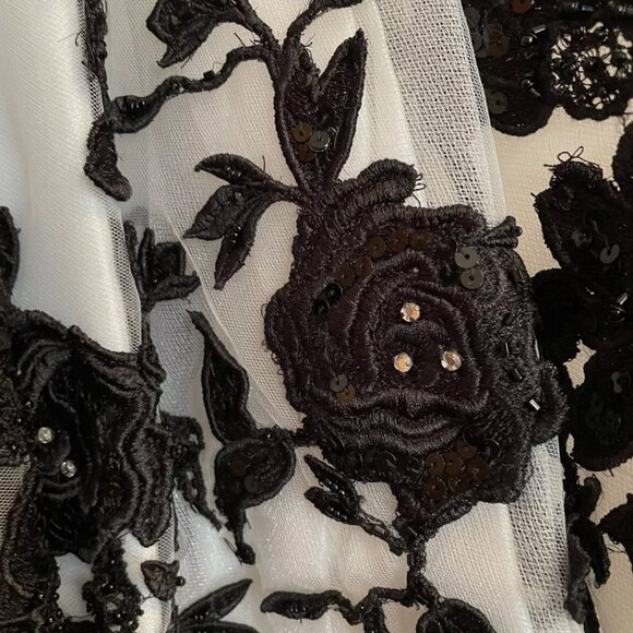 Sherri Hill Black and White Graduation dress - Picture 5 of 7